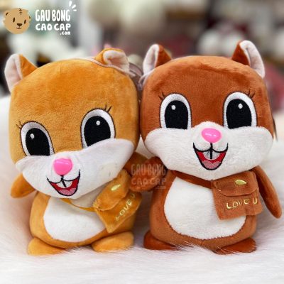 Sóc Bông Đeo Túi Love U