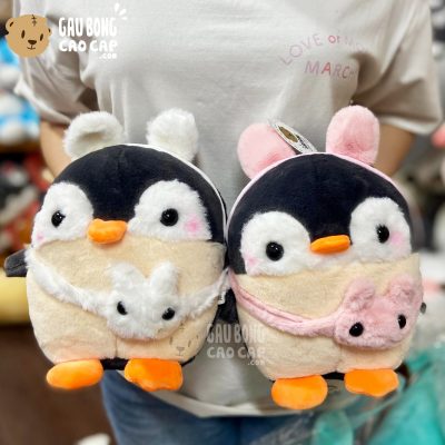 Gấu Bông Chim Cánh Cụt cosplay Thỏ