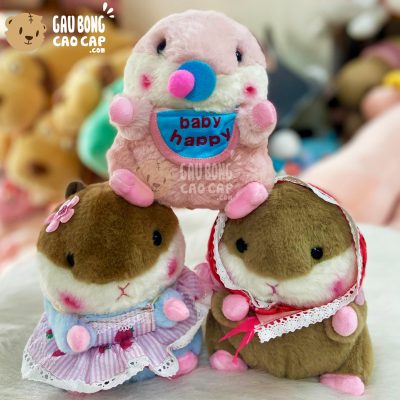 Gấu Bông Chuột Hamster nhí lông tơ mặc đồ