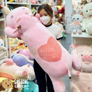 Bò Bông lông mịn nằm mắt To Bò Bông lông mịn nằm mắt To
