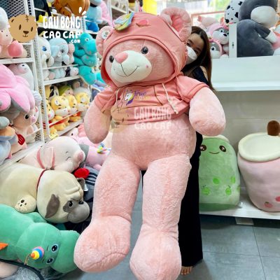 Teddy Smooth Mặt Áo Hoodie Đội Lốt Unicorn