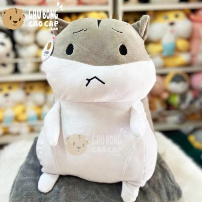 Gối mền Chuột Bông Hamster đứng giơ tay