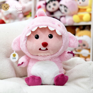 Gấu Bông Loopy cosplay Cá Mập Hồng Gấu Bông Loopy cosplay Cá Mập Hồng