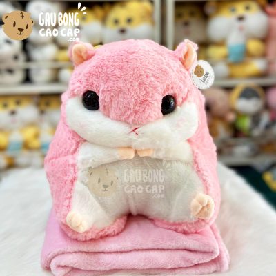 Gối mền Gấu Bông chuột Hamster lông tơ mịn