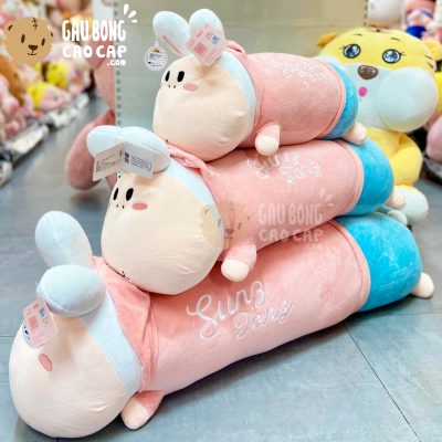 Gấu Bông Cu Shin cosplay Thỏ Bông gối ôm dài