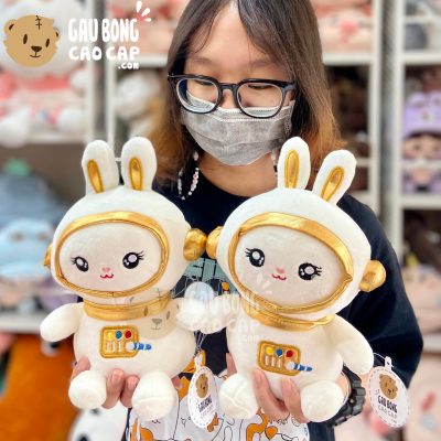 Thỏ Bông Phi Hành Gia Mắt Biểu Cảm
