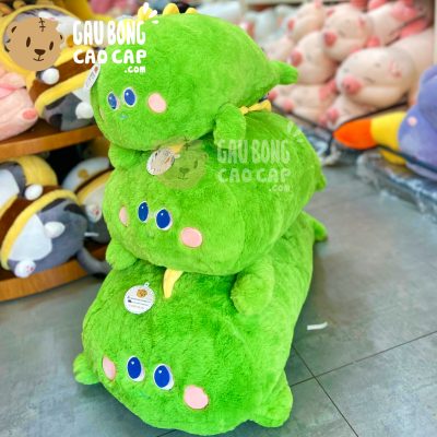 Gấu Bông Khủng Long xanh lá lông Smooth