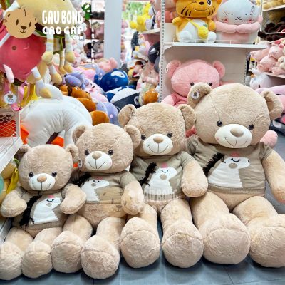 Gấu Teddy Smooth mặc áo len Thêu Unicorn