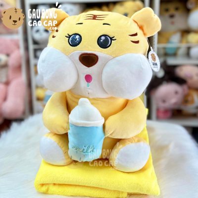 Gối mền Gấu Bông Hổ 2in1