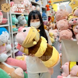 Heo Bông ong vàng gối ôm dài