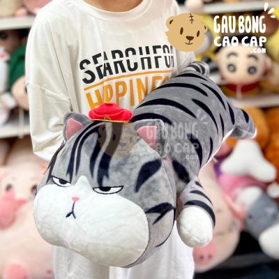 Gối Ôm Mèo Hoàng Thượng Nằm Dài