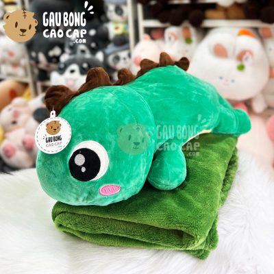 Gối mền Gấu Bông Khủng Long mắt to