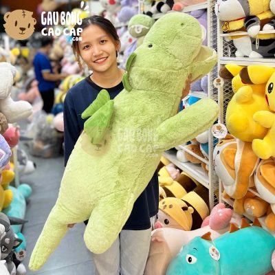 Gấu Bông Khủng Long nằm có Cánh Lông mịn Smooth