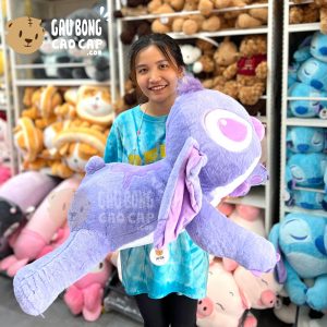 Gấu Bông Stitch nằm lông mịn Smooth màu Tím