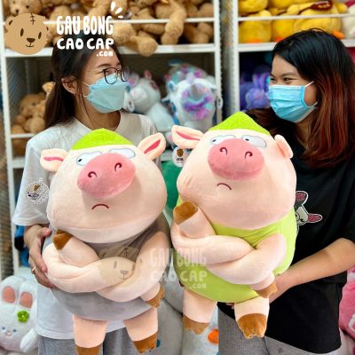 Heo Bông Mặt Quạu Khoanh Tay