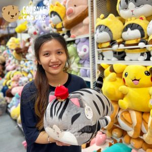 Mèo Bông Hoàng Thượng gối ôm dài