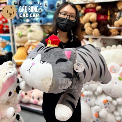 Gối Ôm Mèo Hoàng Thượng Nằm Dài