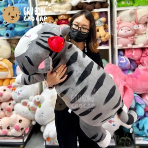 Gối Ôm Mèo Hoàng Thượng Nằm Dài