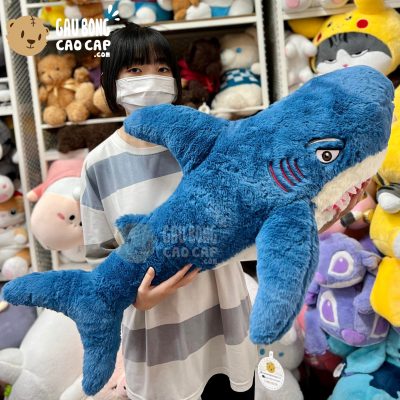 Gấu Bông Cá Mập lông mịn dài