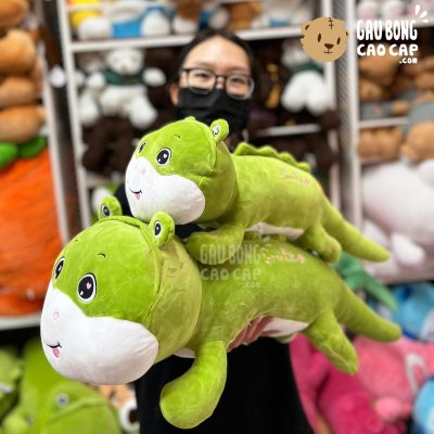 Gấu Bông Khủng Long nằm cosplay Ếch Xanh