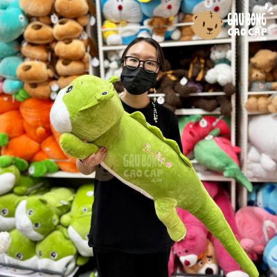 Gấu Bông Khủng Long nằm cosplay Ếch Xanh