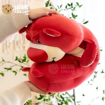 Gấu Bông Lotso lông mịn gối ôm dài