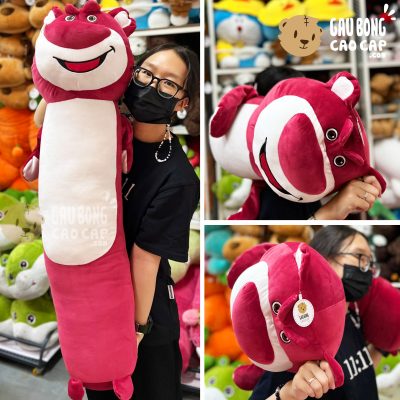 Gấu Bông Lotso lông mịn gối ôm dài