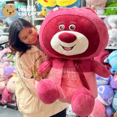 Gấu Bông Lotso ngồi đeo Nơ