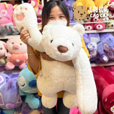 Gấu Bông Bắc Cực Nằm Lông Smooth - Gấu Bear