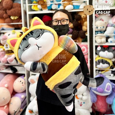 Mèo Bông Hoàng Thượng nằm cosplay Ong Vàng
