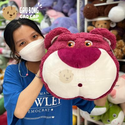 Gối ôm đút tay Gấu Bông Lotso lông cừu
