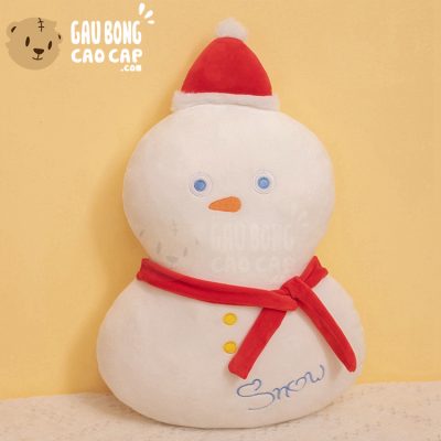 Gấu Bông Noel Gối tựa lưng Người Tuyết
