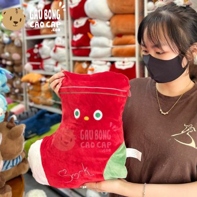 Gấu Bông Noel Bit Tất gối tựa lưng