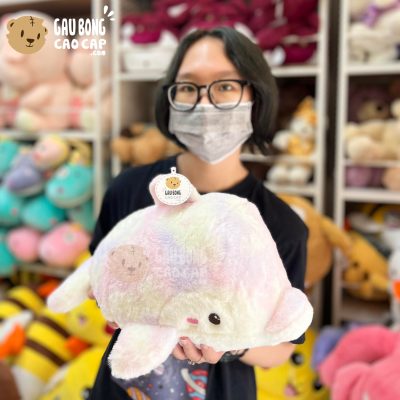 Gấu Bông Cá Heo Smooth màu Galaxy