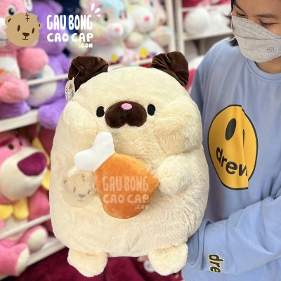 Chó Bông Mặt Xệ ôm Đùi Gà