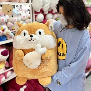 Chó Bông SHIBA ôm Đùi Gà