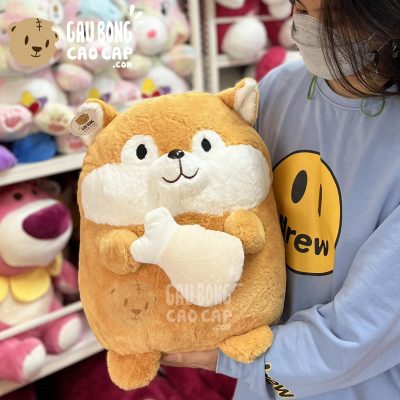 Chó Bông SHIBA ôm Đùi Gà