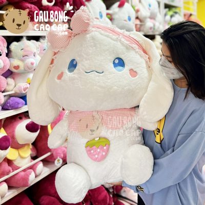 Thỏ Bông Cinnamoroll Cài Nơ Caro