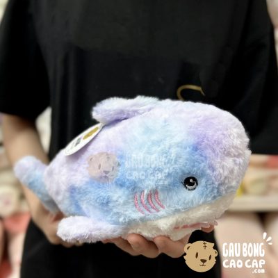 Gấu Bông Cá Mập màu Galaxy nhí