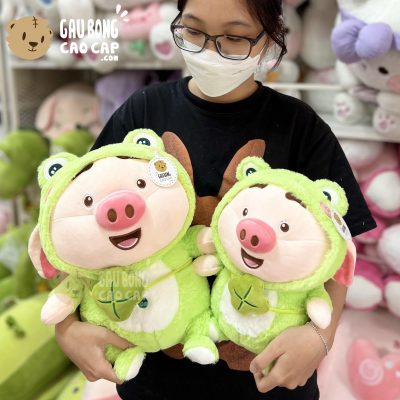 Heo Bông Tiktok cosplay Ếch Xanh