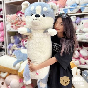 Chó Bông Husky lông Smooth Gối Ôm Dài