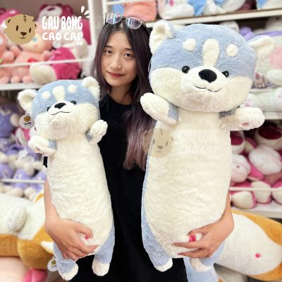 Chó Bông Husky lông Smooth Gối Ôm Dài