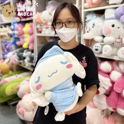 Thỏ Bông Cinnamoroll lông mịn nằm ngủ