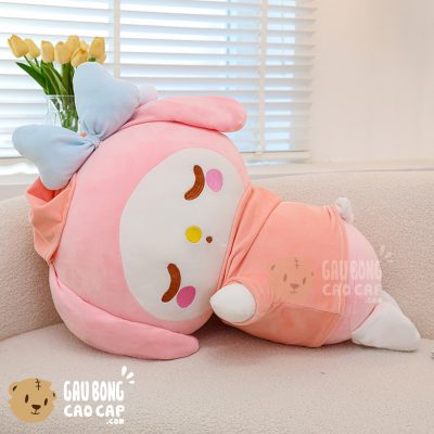 Thỏ Bông Melody lông mịn nằm ngủ