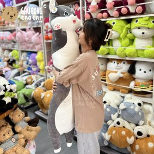 Chó Bông Huksy Baby gối ôm dài