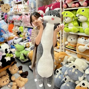 Chó Bông Huksy Baby gối ôm dài