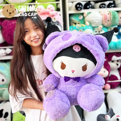 Thỏ Bông Kuromi ngồi đội Mũ Rời