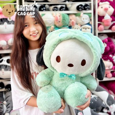 Thỏ Bông Pacha ngồi đội Mũ Rời