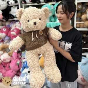 Gấu Teddy áo len lông xoắn Big Boy