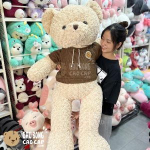 Gấu Teddy áo len lông xoắn Big Boy
